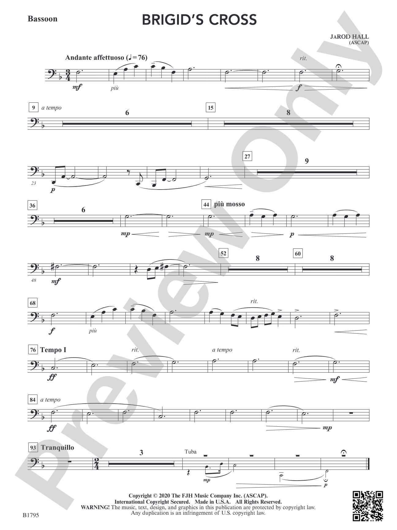 Brigid's Cross: Bassoon