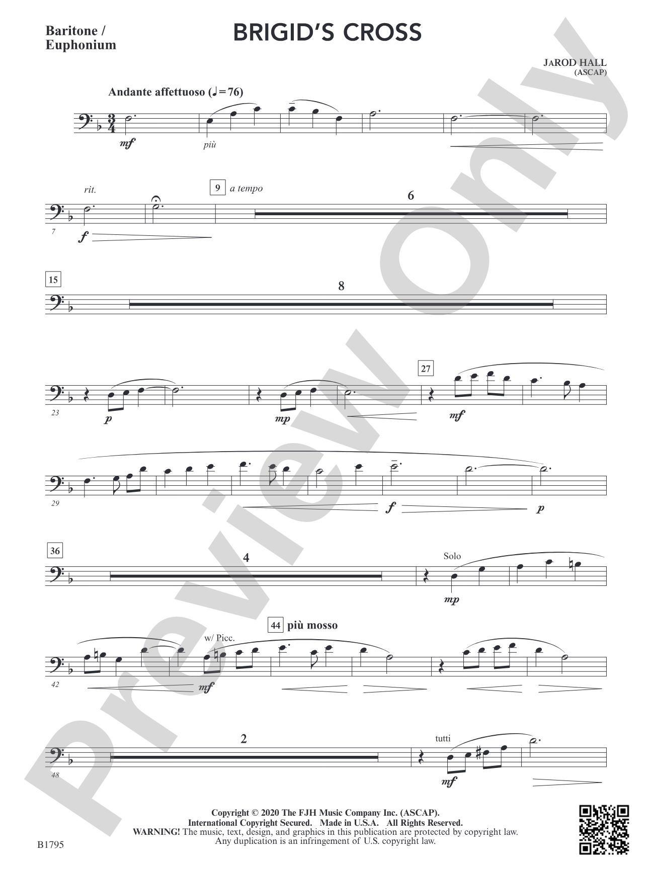 Brigid's Cross: Baritone / Euphonium