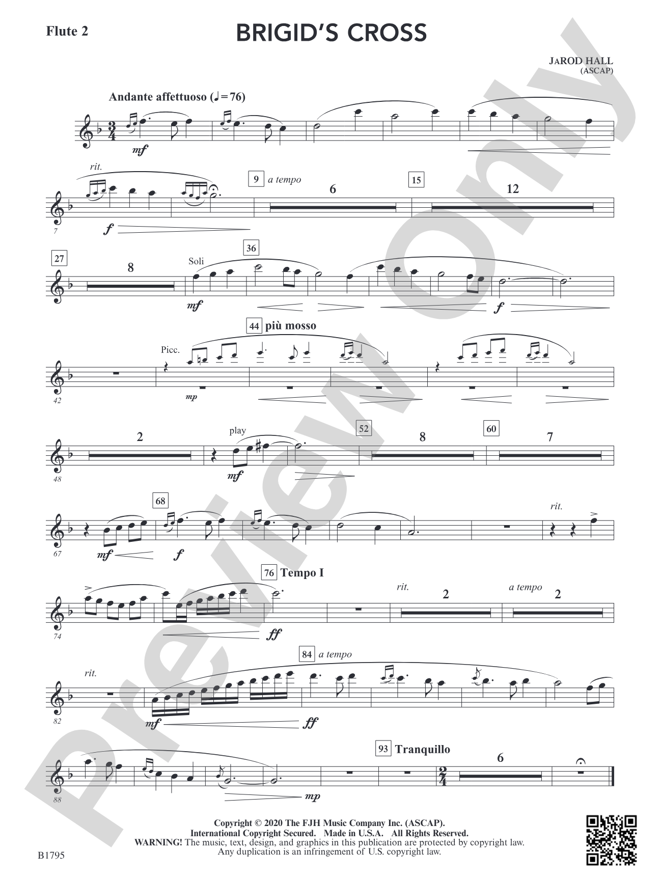 Brigid's Cross: Flute 2