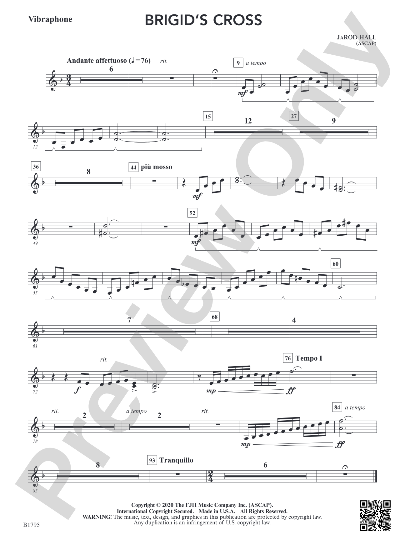 Brigid's Cross: Vibraphone