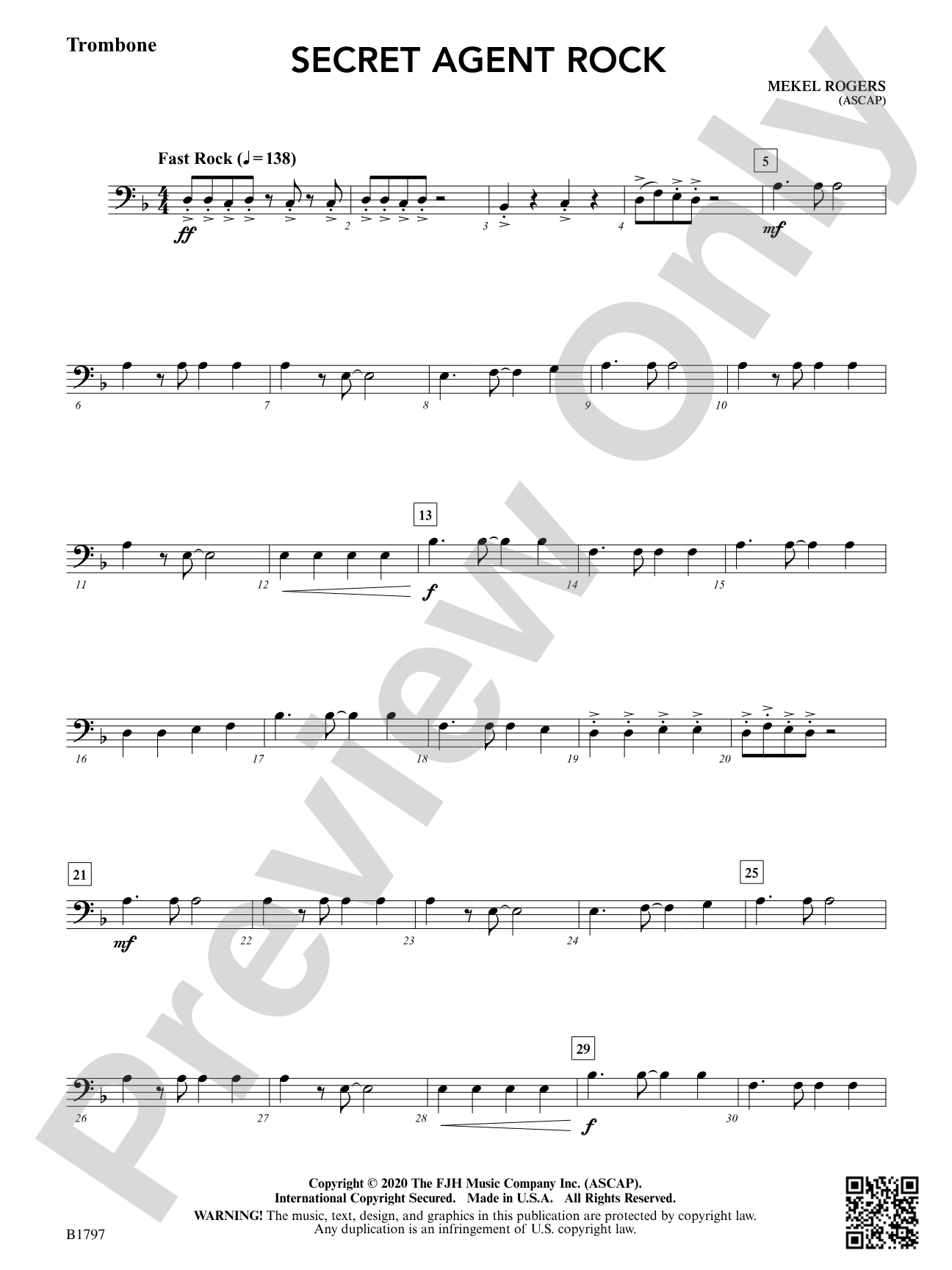Secret Agent Rock: Trombone