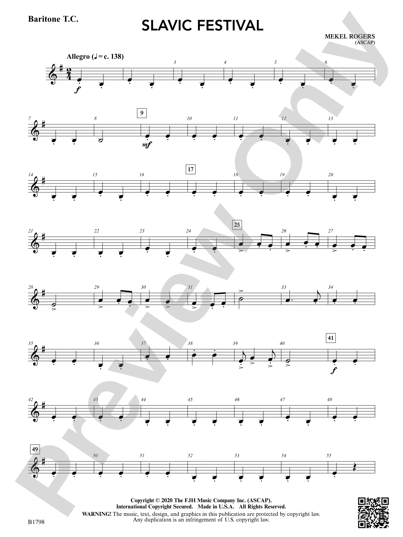 Slavic Festival: Baritone T.C.