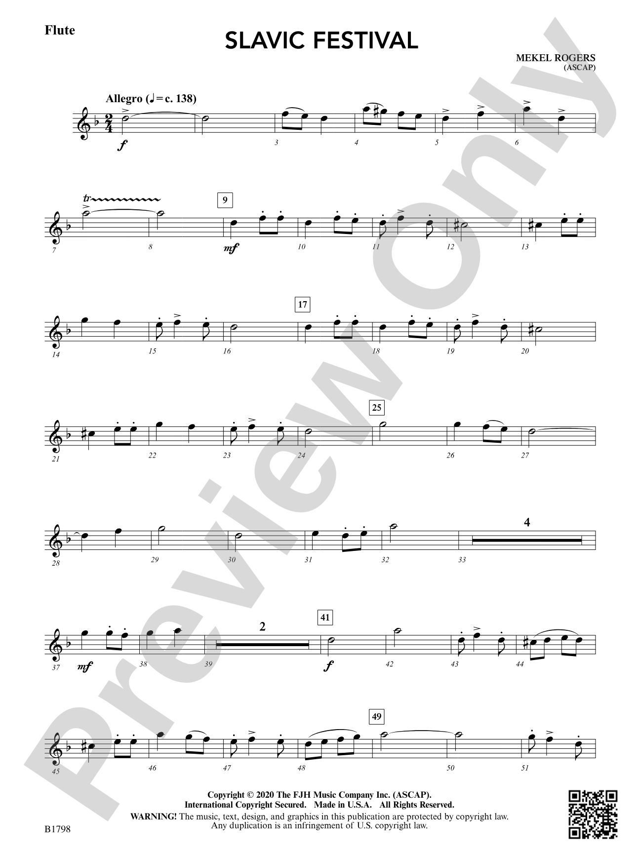 Slavic Festival: Flute