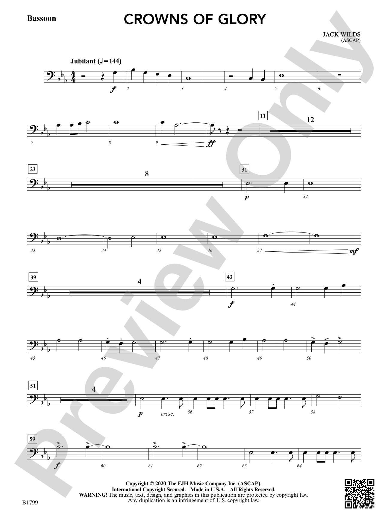 Crowns of Glory: Bassoon