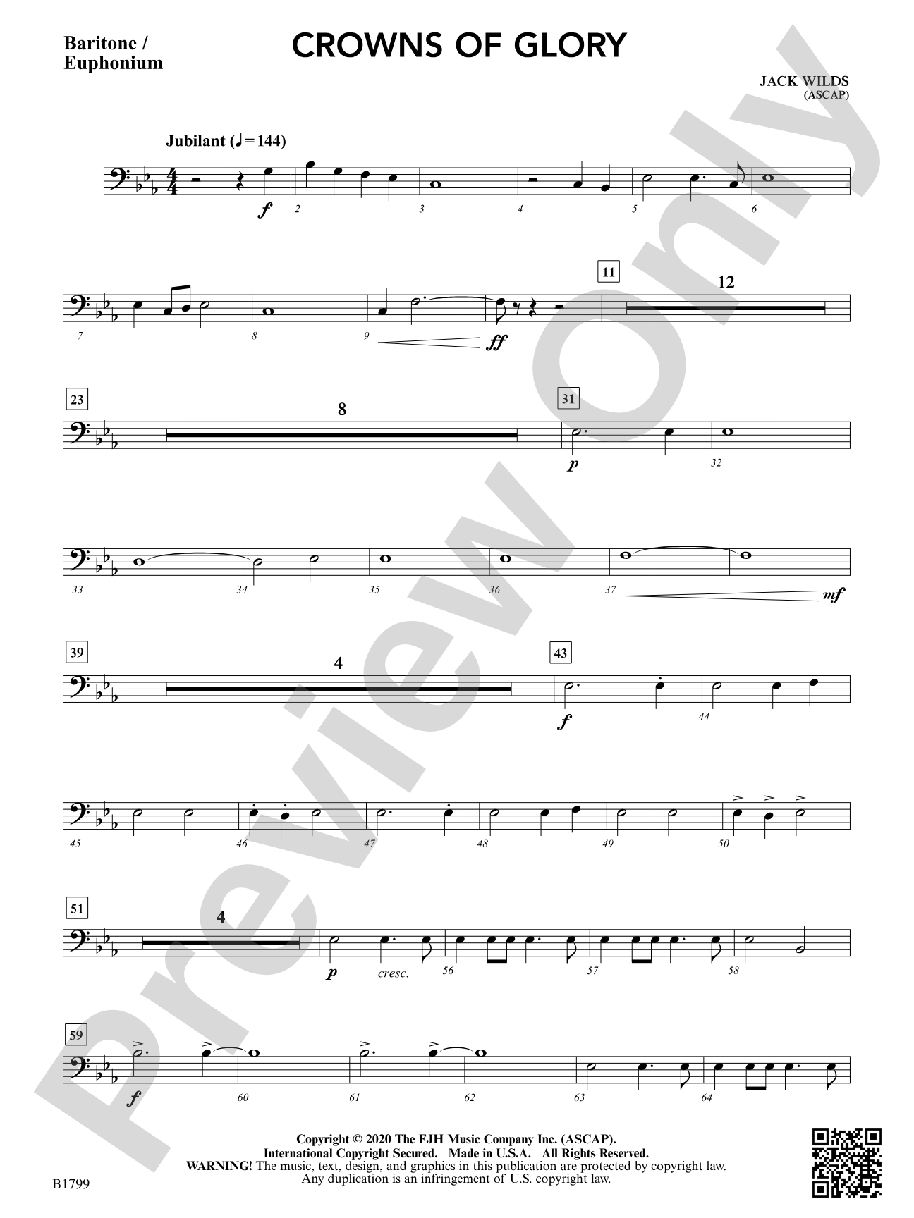 Crowns of Glory: Baritone / Euphonium