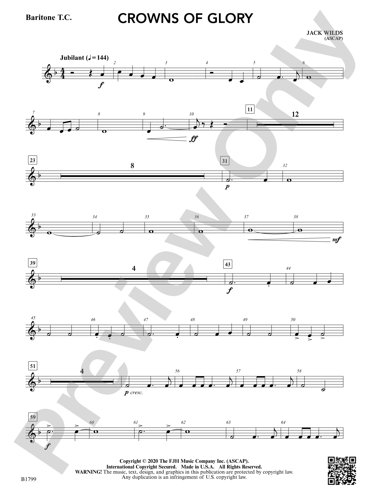 Crowns of Glory: Baritone T.C.