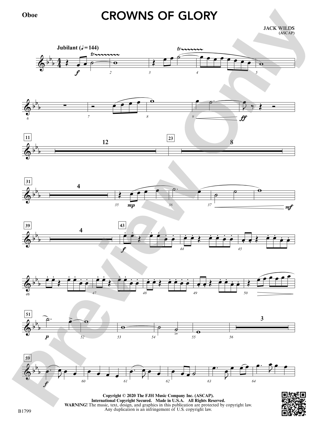 Crowns of Glory: Oboe