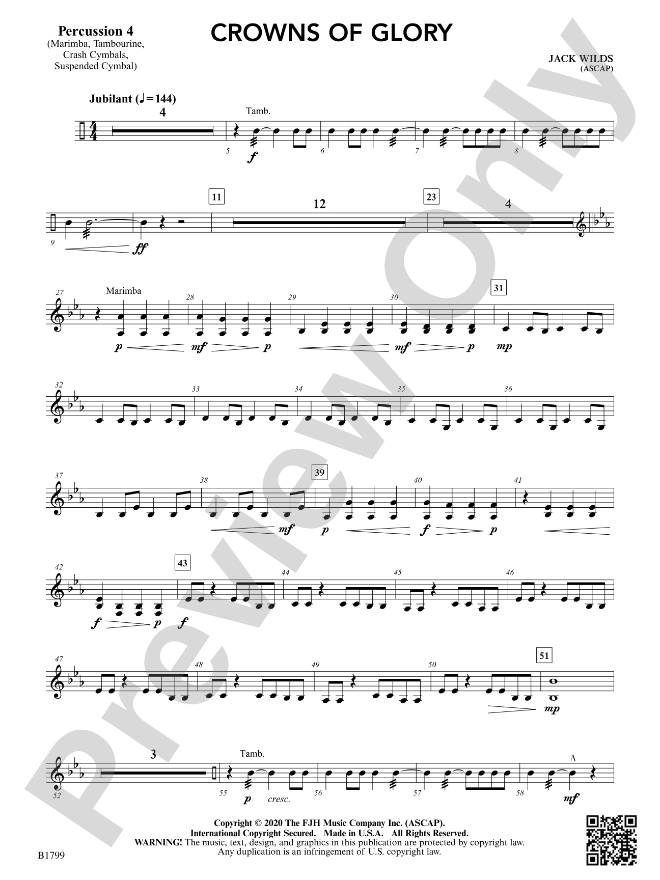 Crowns of Glory: Percussion 4