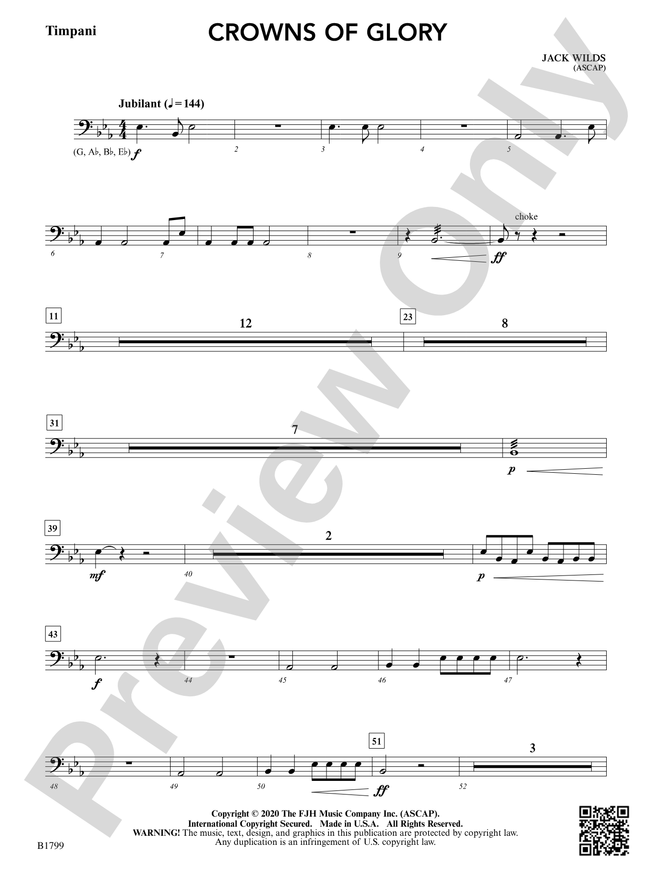 Crowns of Glory: Timpani
