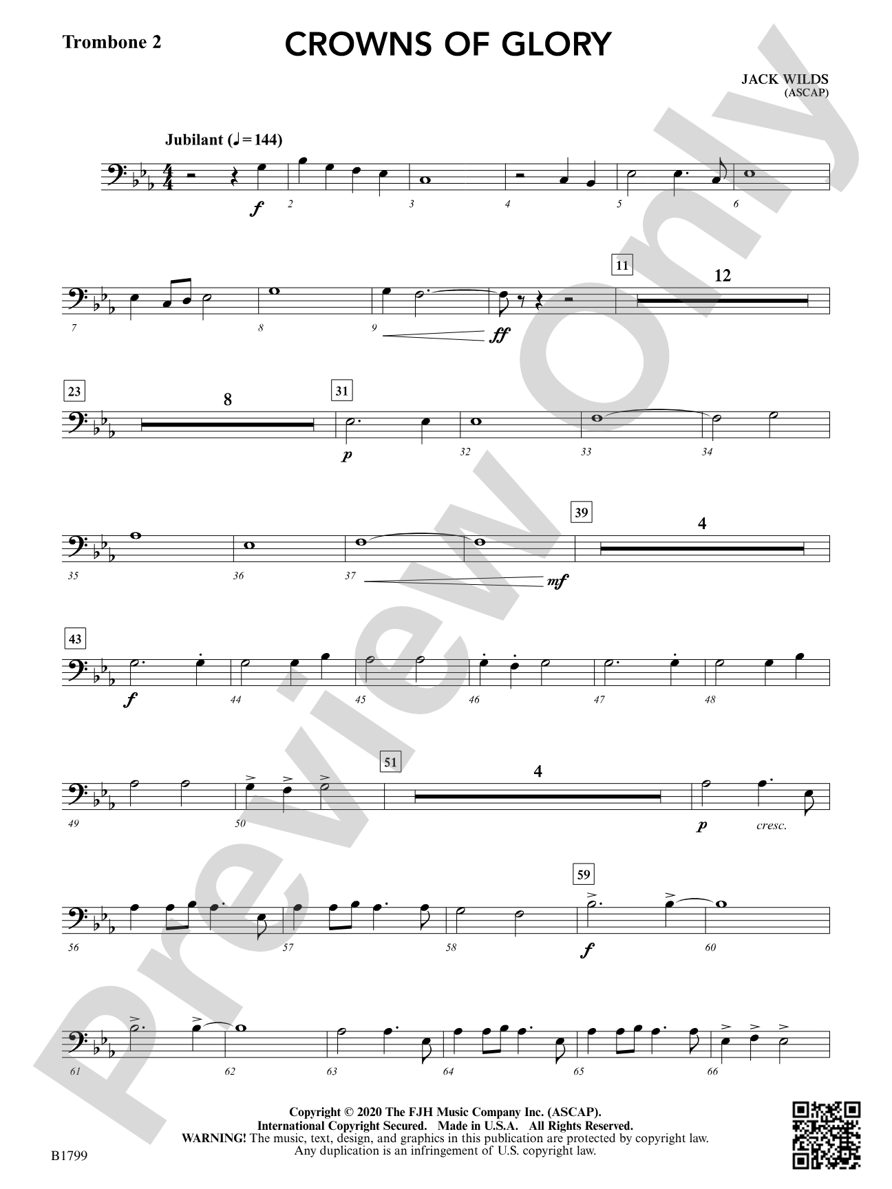 Crowns of Glory: Trombone 2