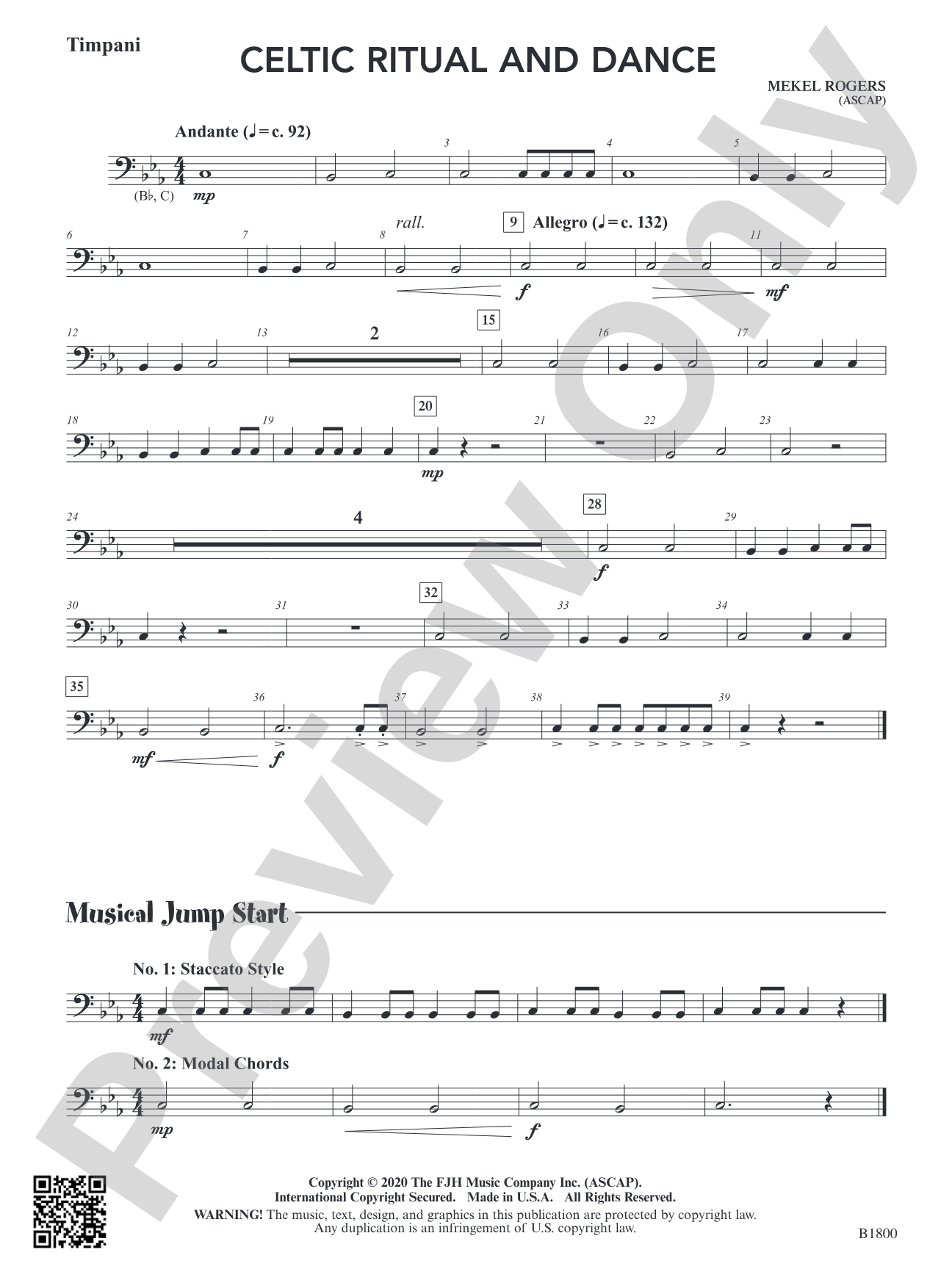 Celtic Ritual and Dance: Timpani