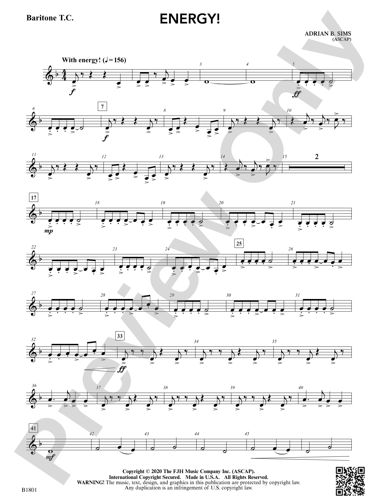 Energy!: Baritone T.C.