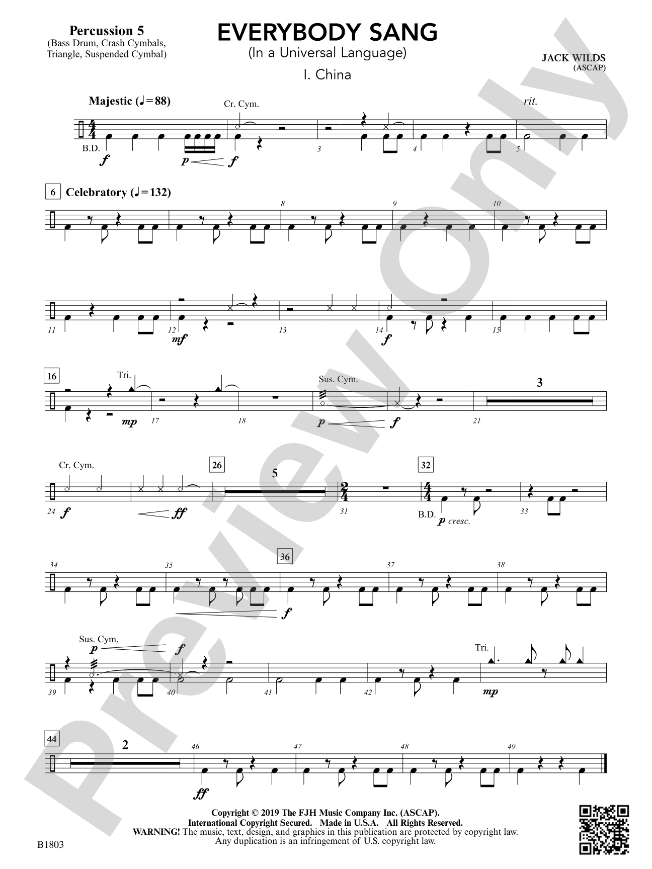 Everybody Sang (In a Universal Language): Percussion 5