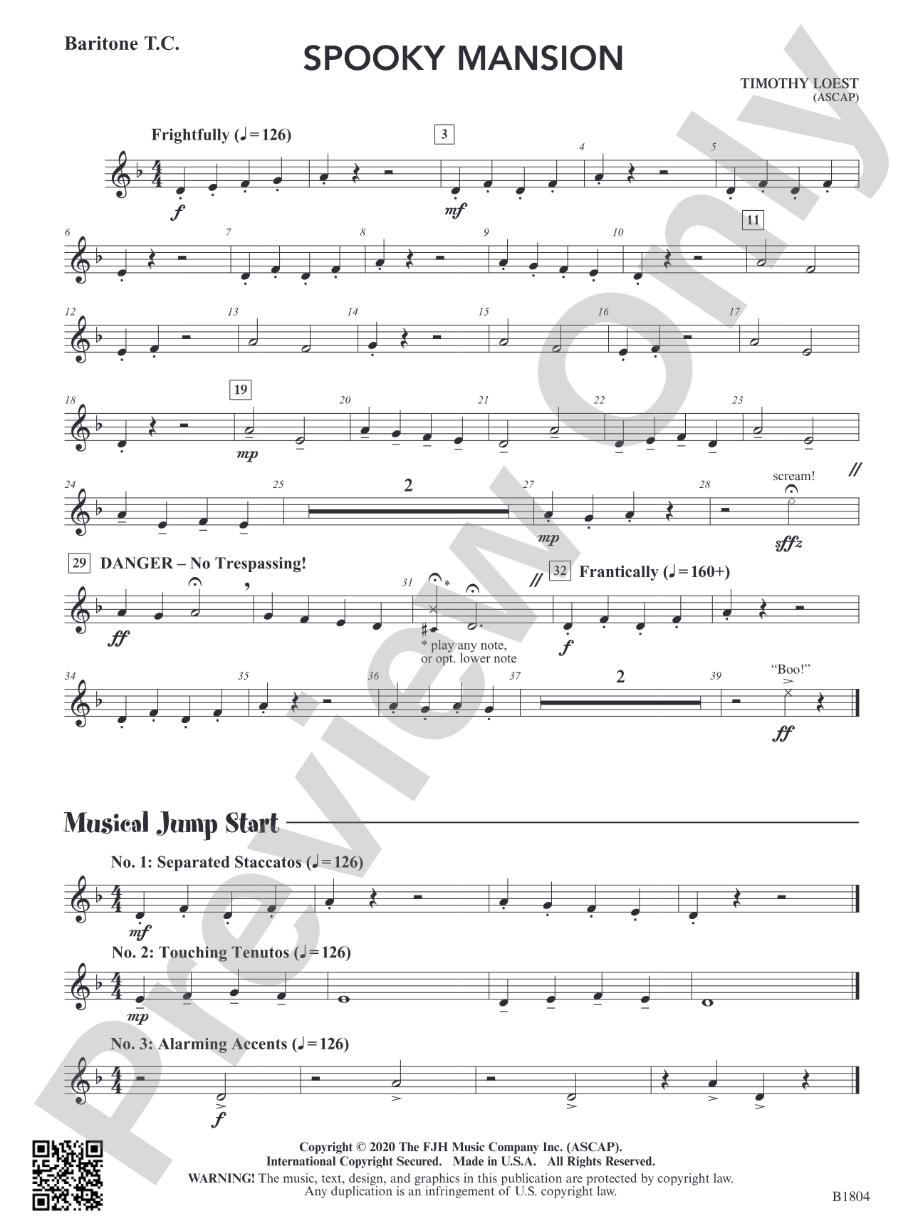 Spooky Mansion: Baritone T.C.