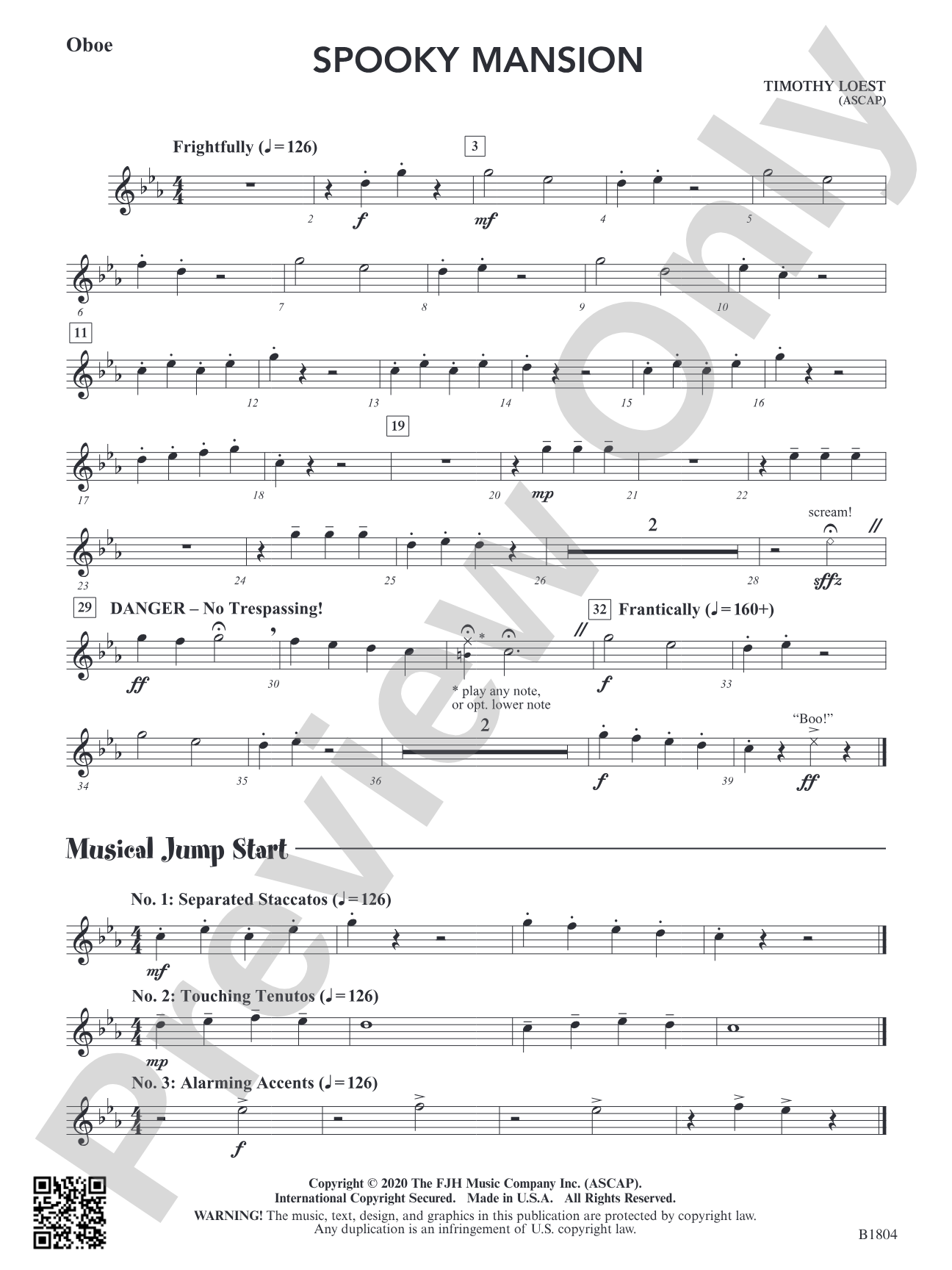Spooky Mansion: Oboe