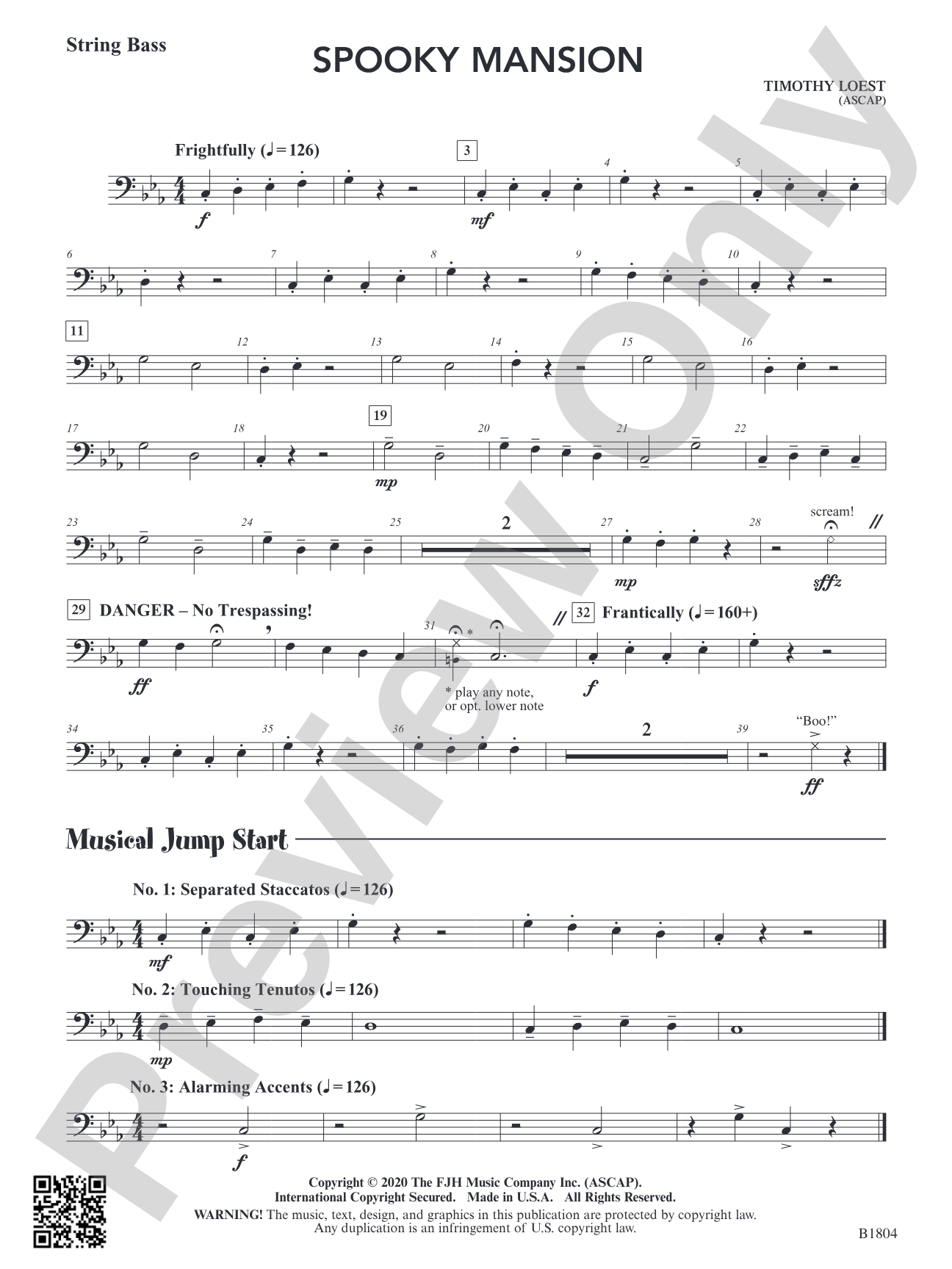 Spooky Mansion: String Bass