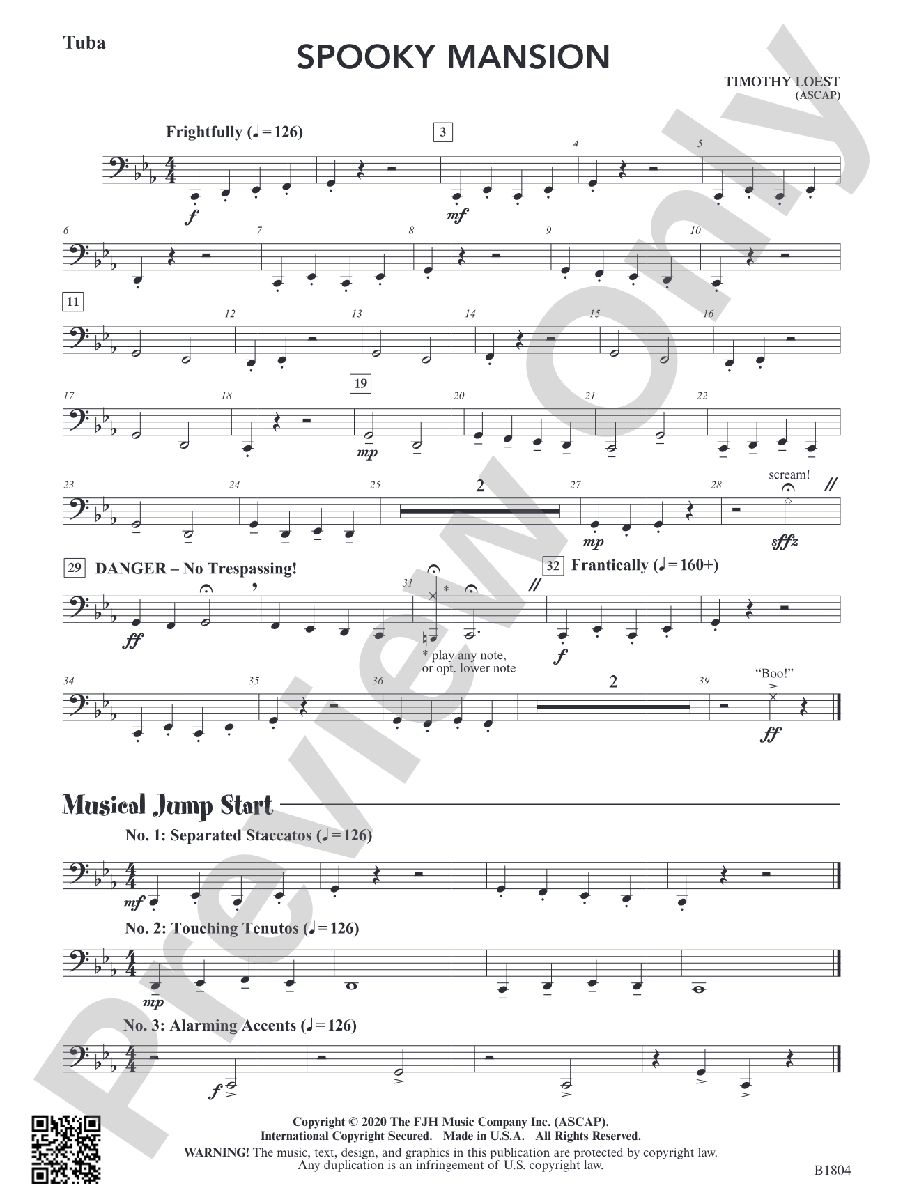 Spooky Mansion: Tuba