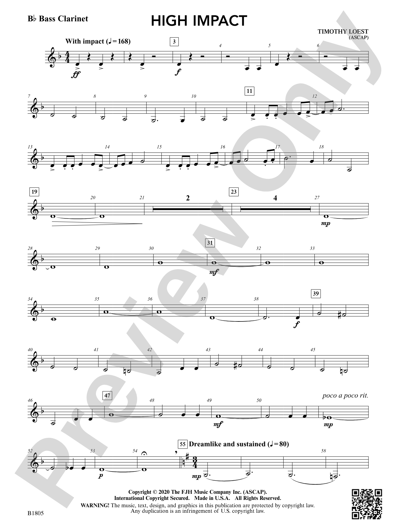 High Impact: B-flat Bass Clarinet