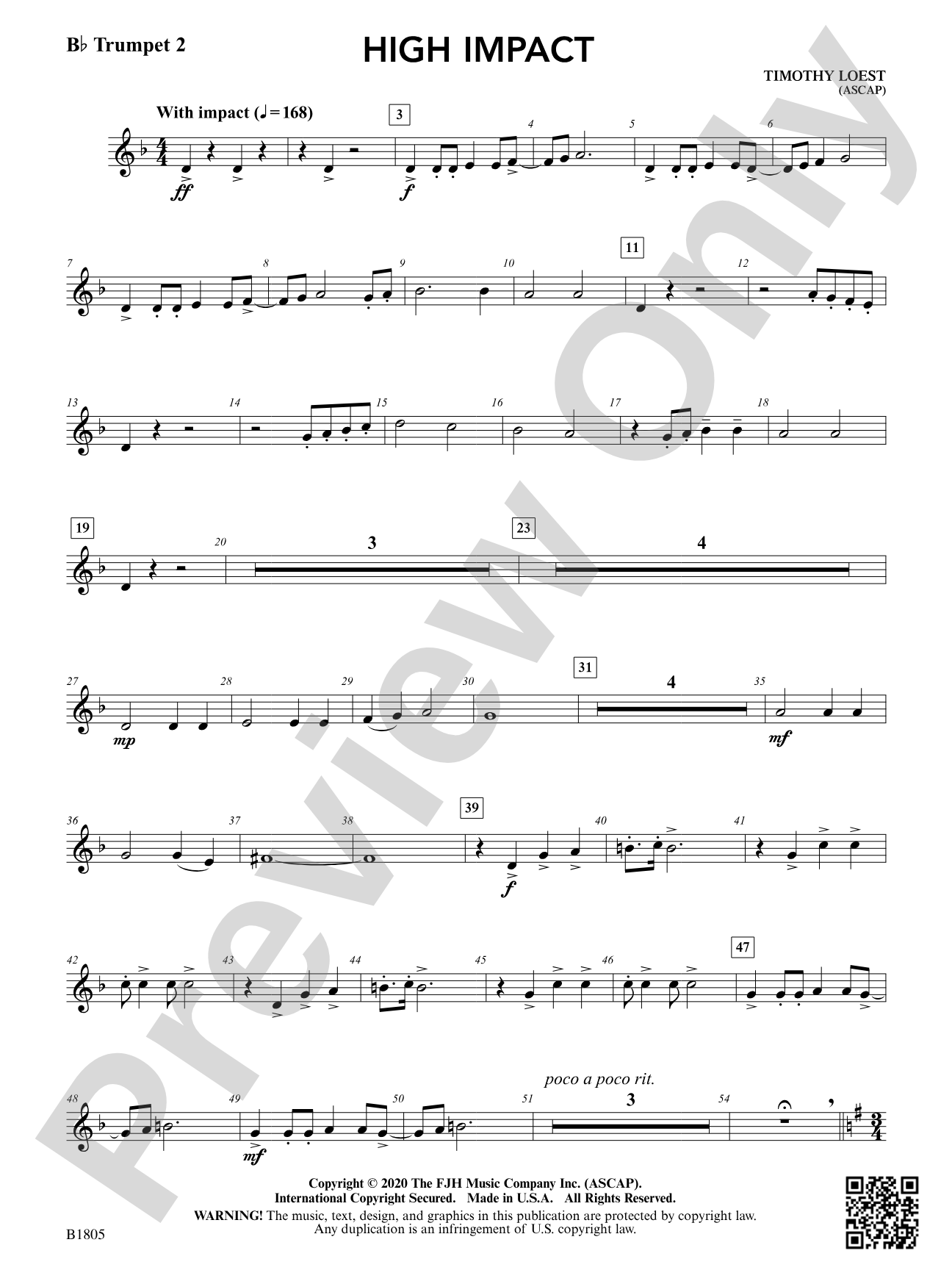 High Impact: B-flat Trumpet 2