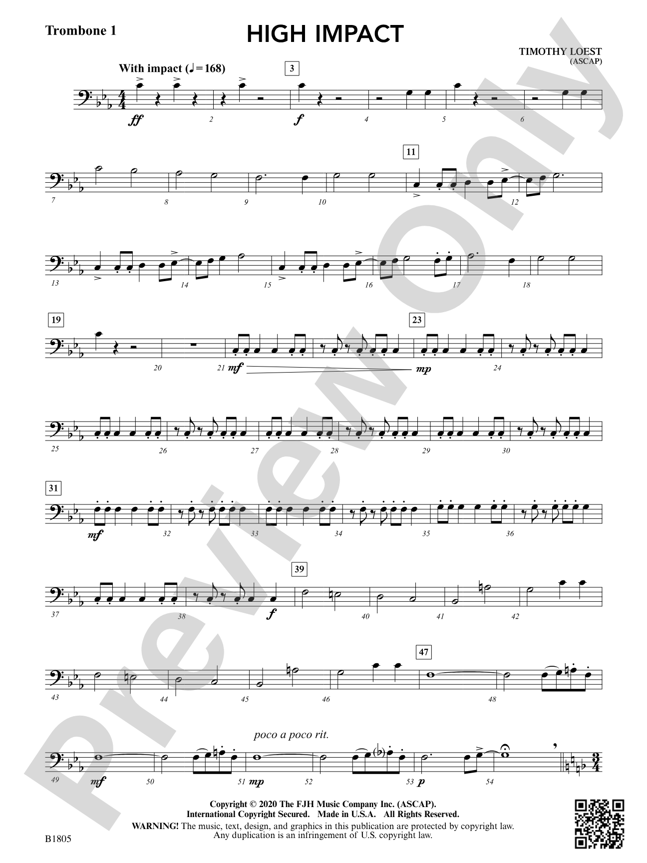 High Impact: Trombone 1