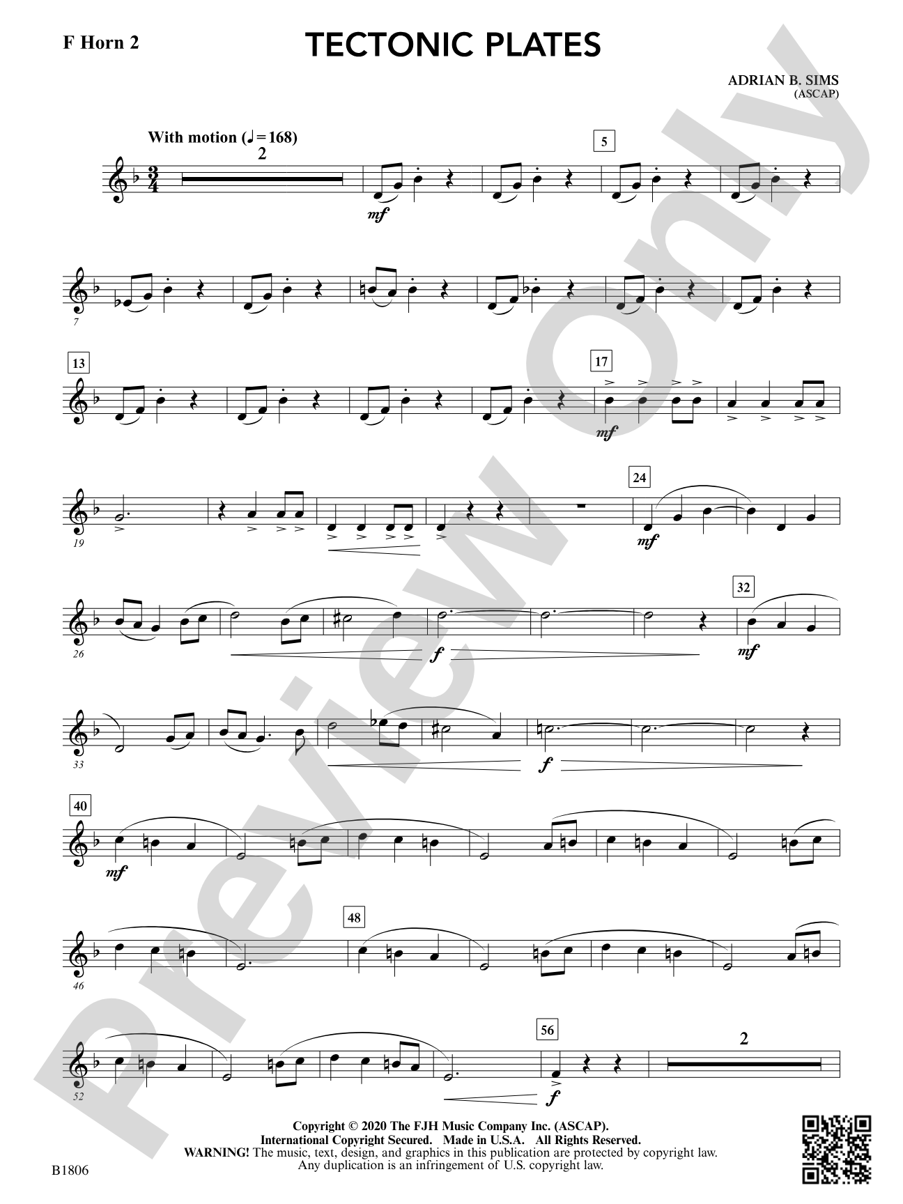 Tectonic Plates: F Horn 2