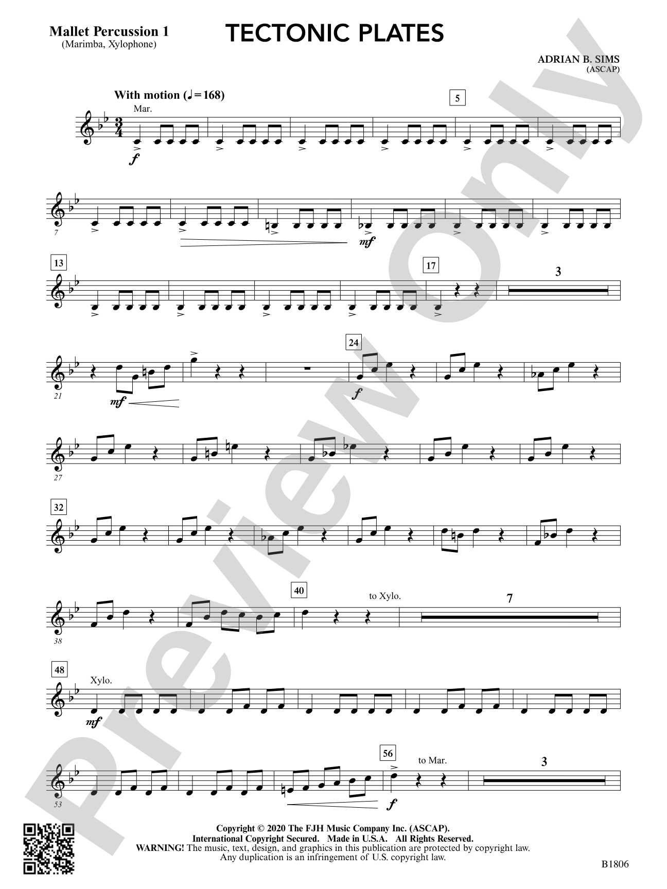Tectonic Plates: Mallet Percussion 1