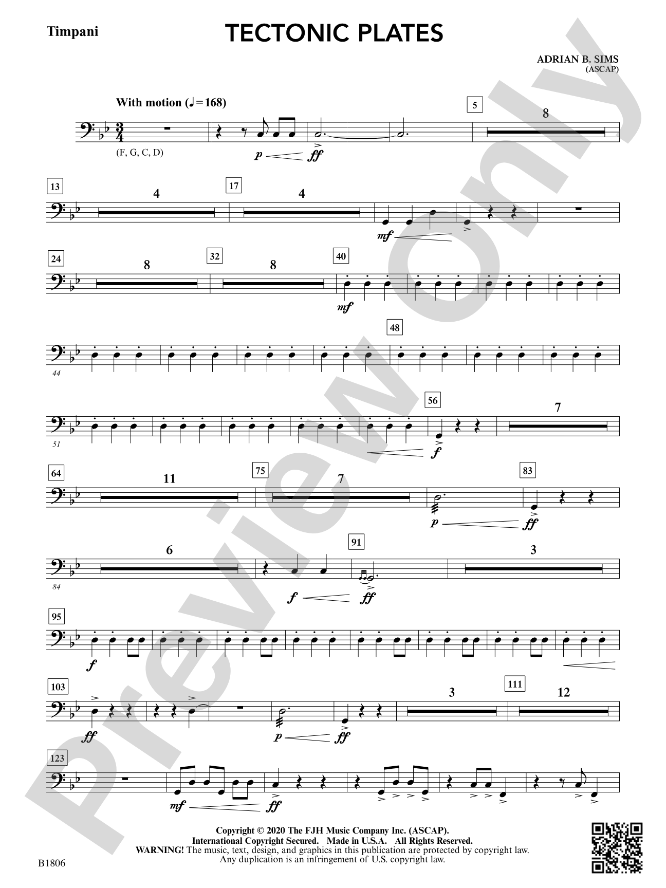 Tectonic Plates: Timpani