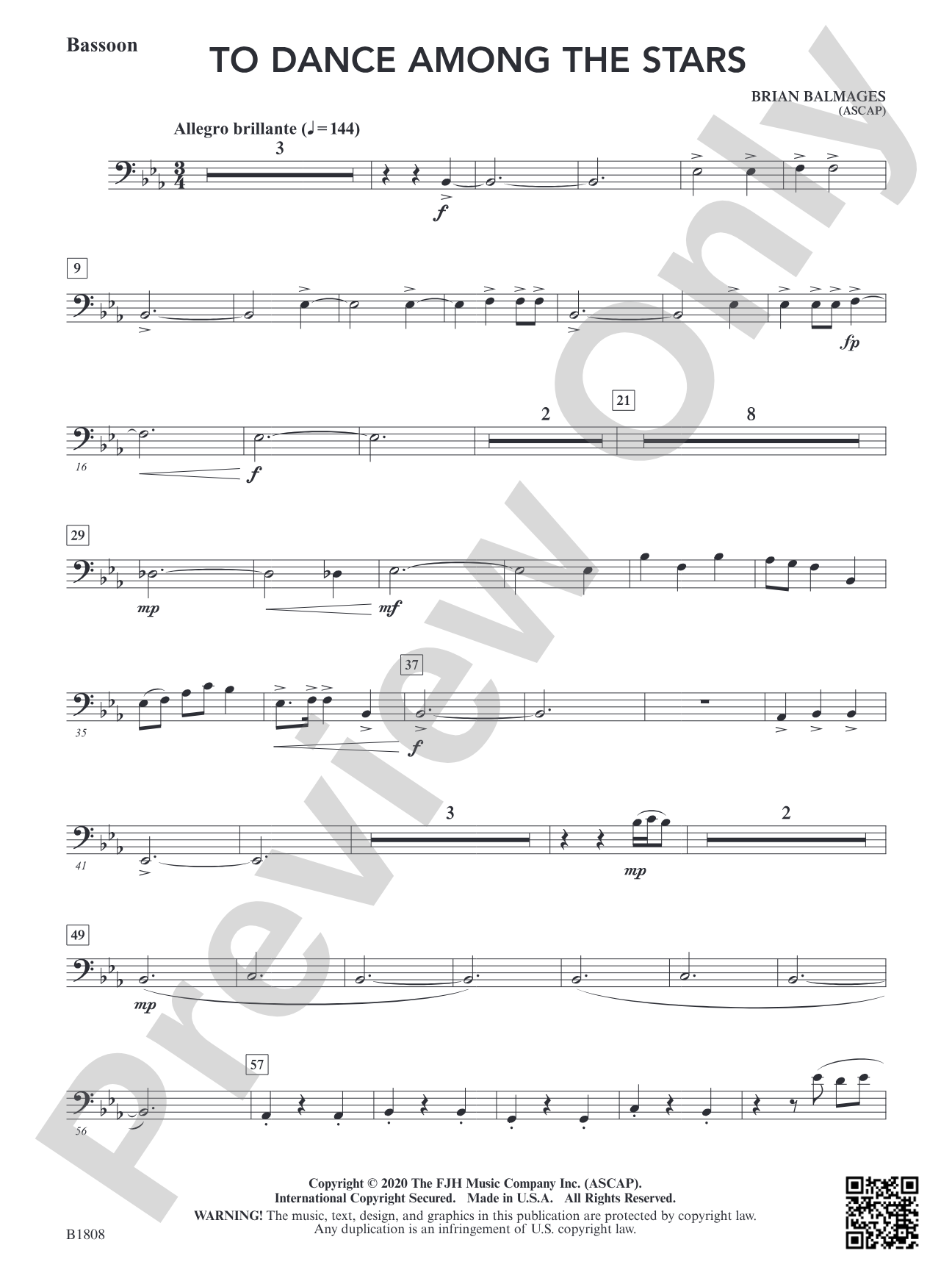 To Dance Among the Stars: Bassoon