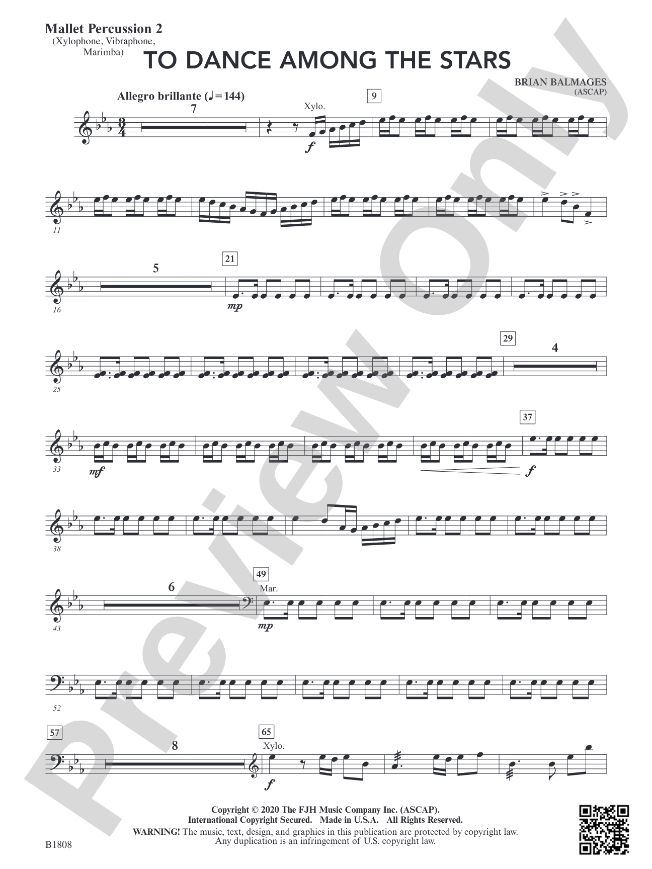 To Dance Among the Stars: Mallet Percussion 2