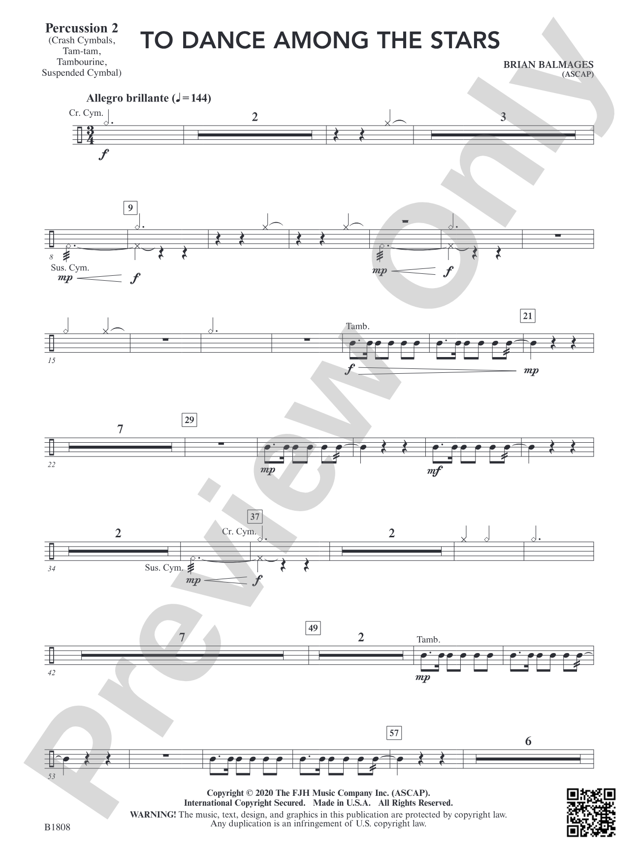 To Dance Among the Stars: Percussion 2