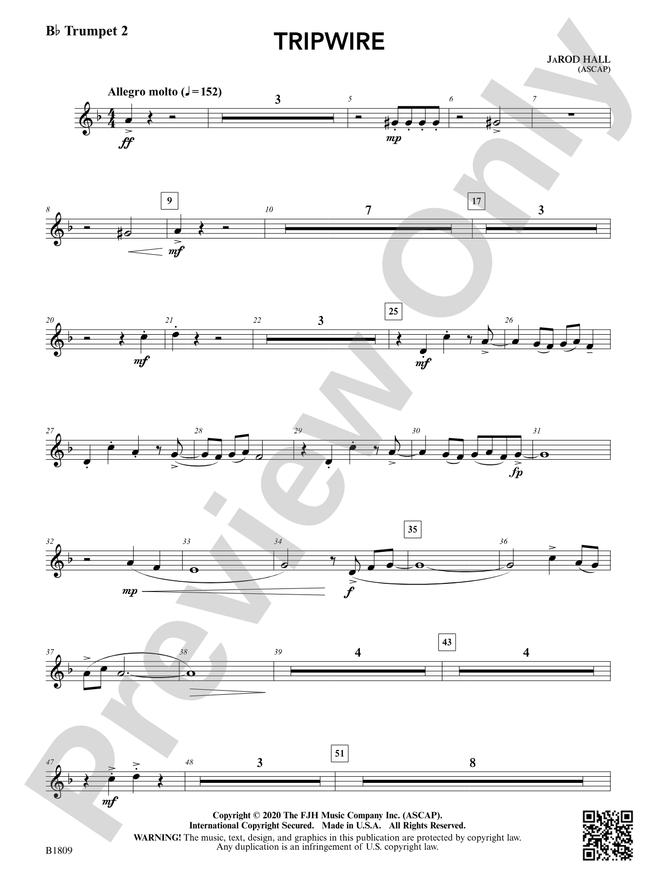 Tripwire: B-flat Trumpet 2