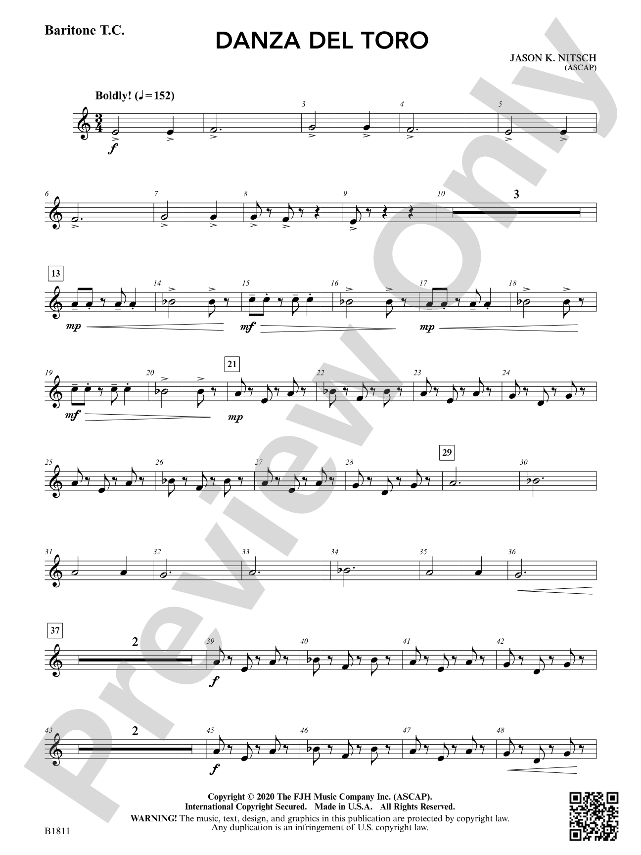 Danza del Toro: Baritone T.C.