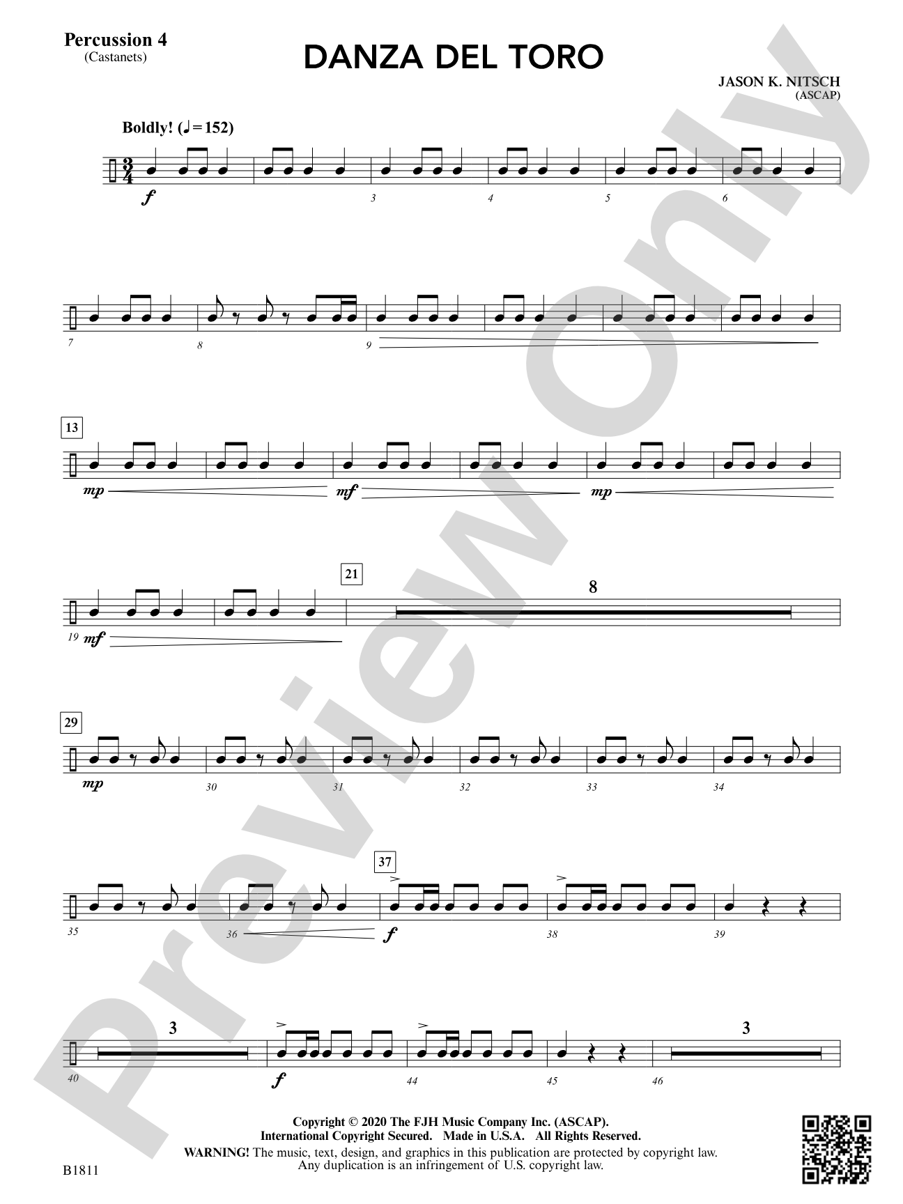 Danza del Toro: Percussion 4