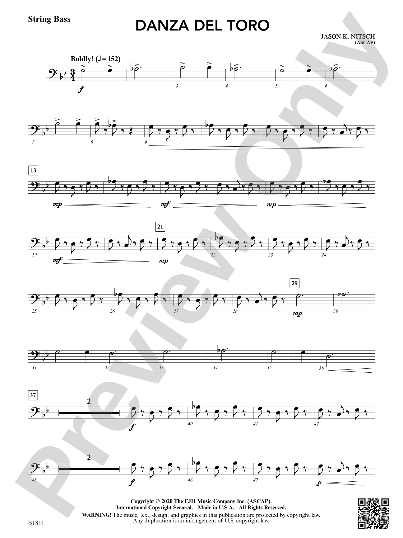 Danza del Toro: String Bass