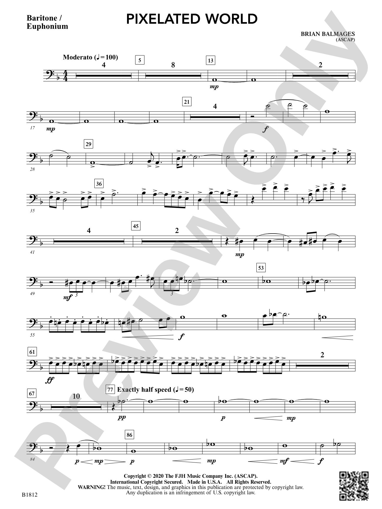 Pixelated World: Baritone / Euphonium