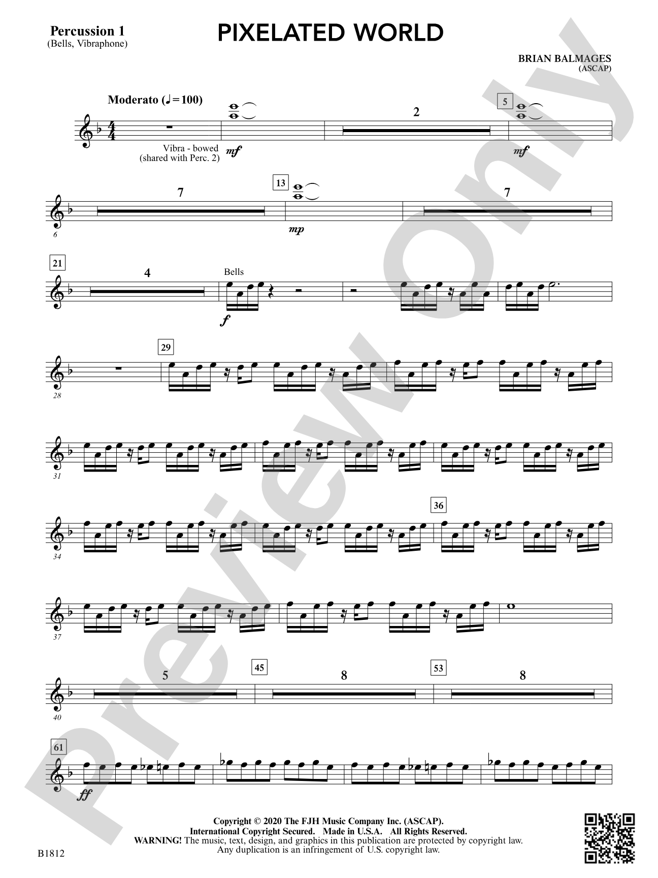 Pixelated World: Percussion 1