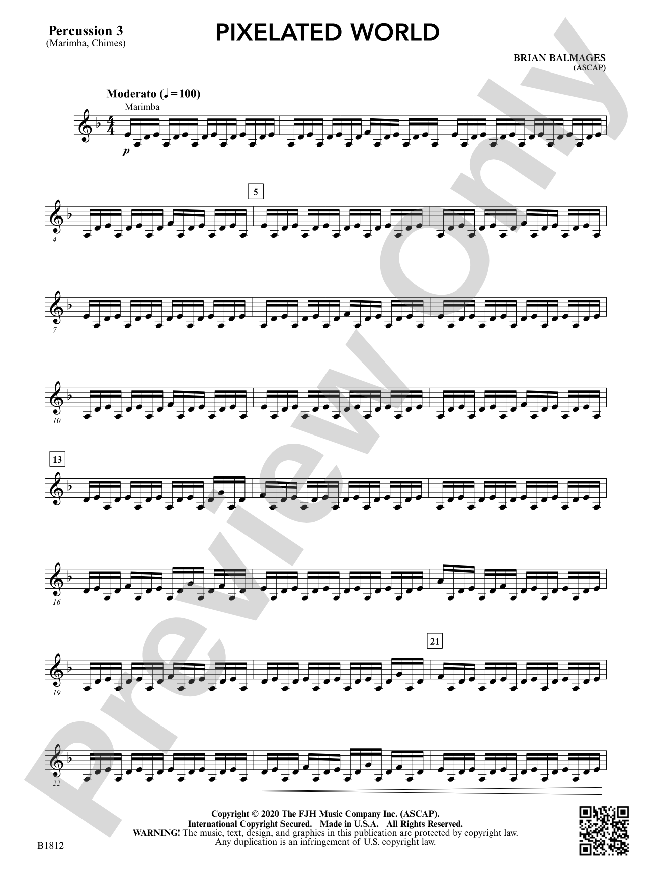 Pixelated World: Percussion 3