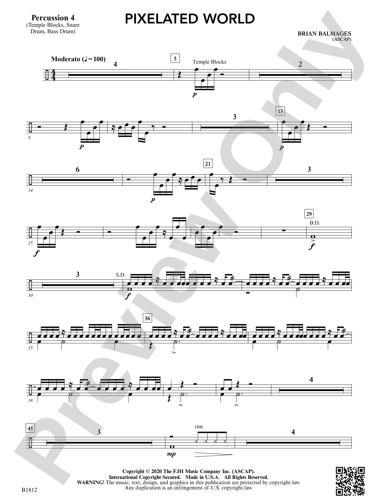 Pixelated World: Percussion 4