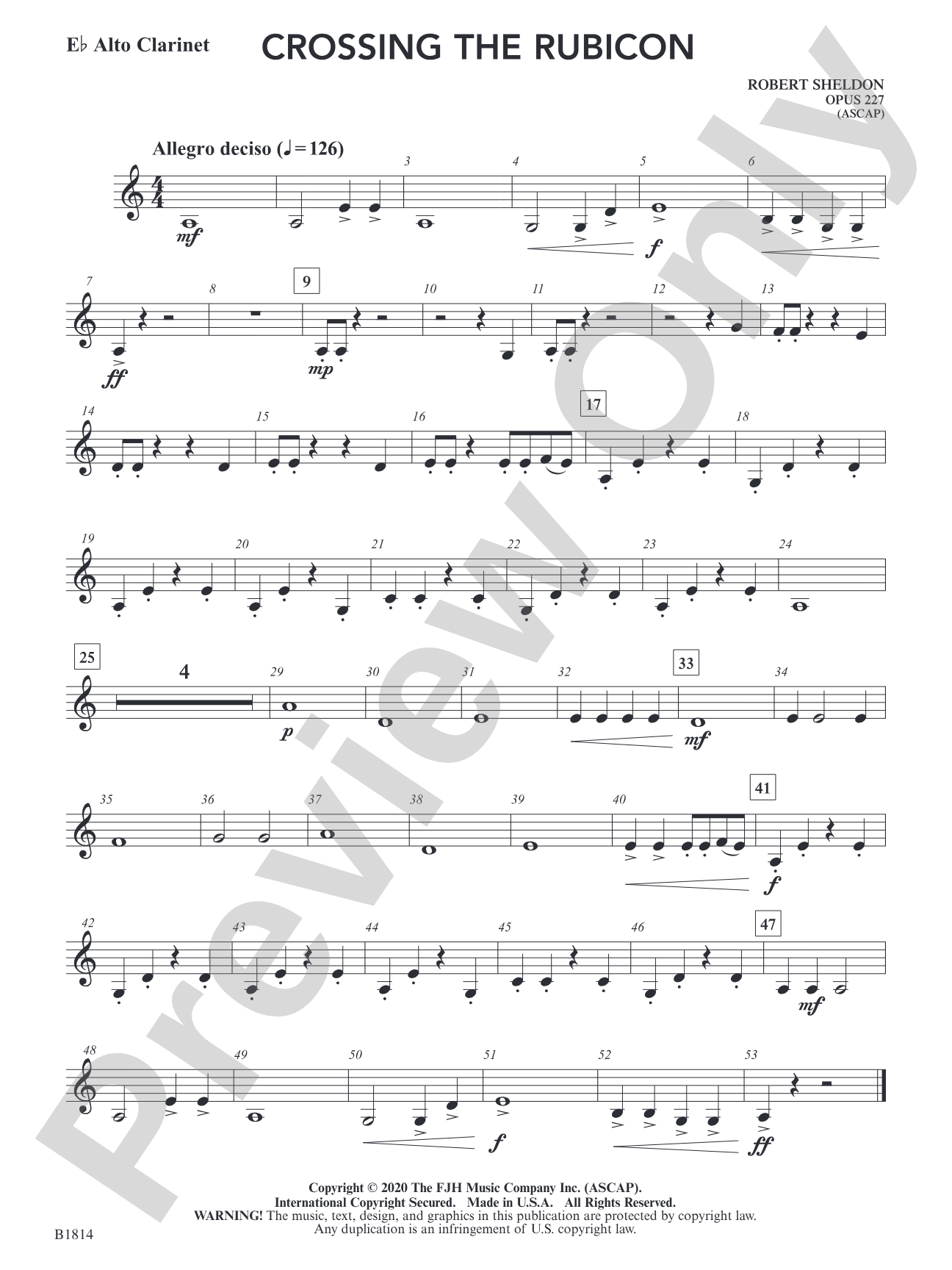 Crossing the Rubicon: E-flat Alto Clarinet
