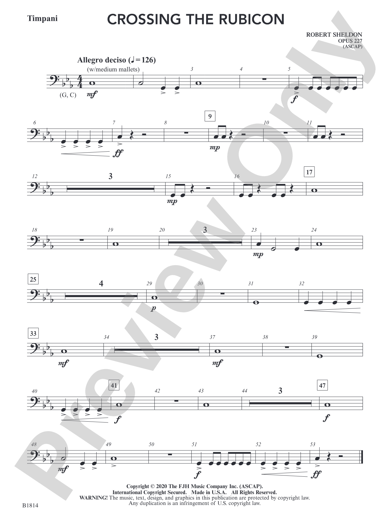 Crossing the Rubicon: Timpani