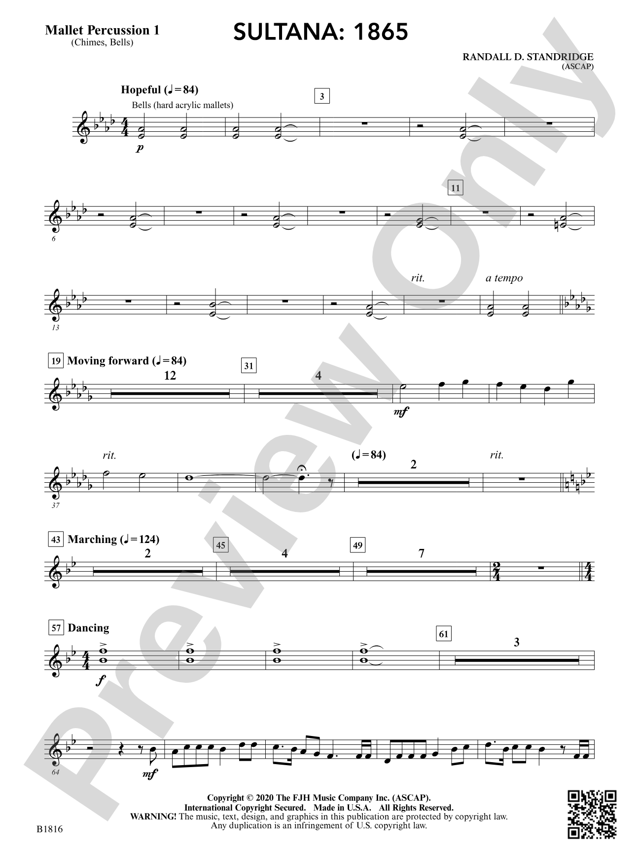 Sultana: 1865: Mallet Percussion 1