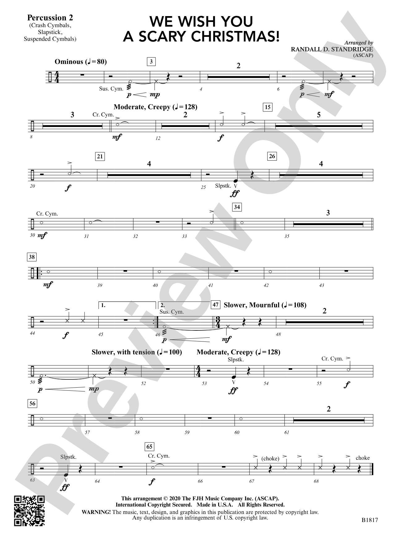 We Wish You a Scary Christmas!: Percussion 2