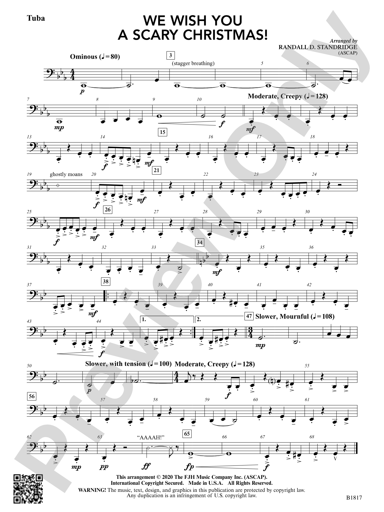 We Wish You a Scary Christmas!: Tuba