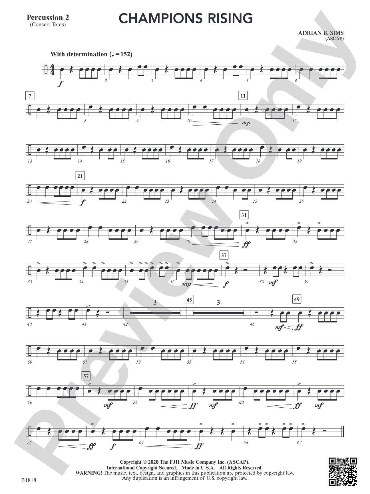 Champions Rising: Percussion 2