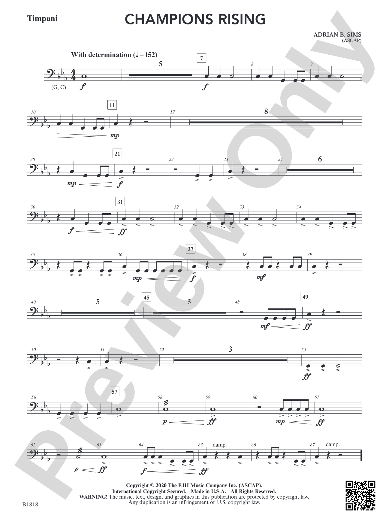 Champions Rising: Timpani