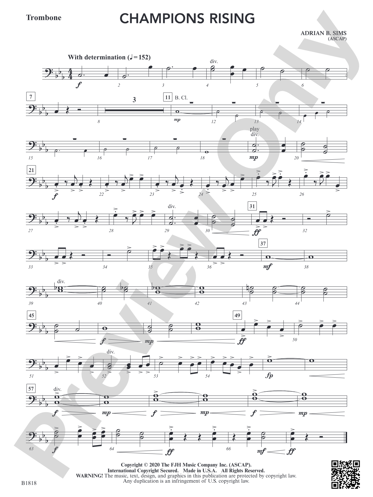Champions Rising: Trombone