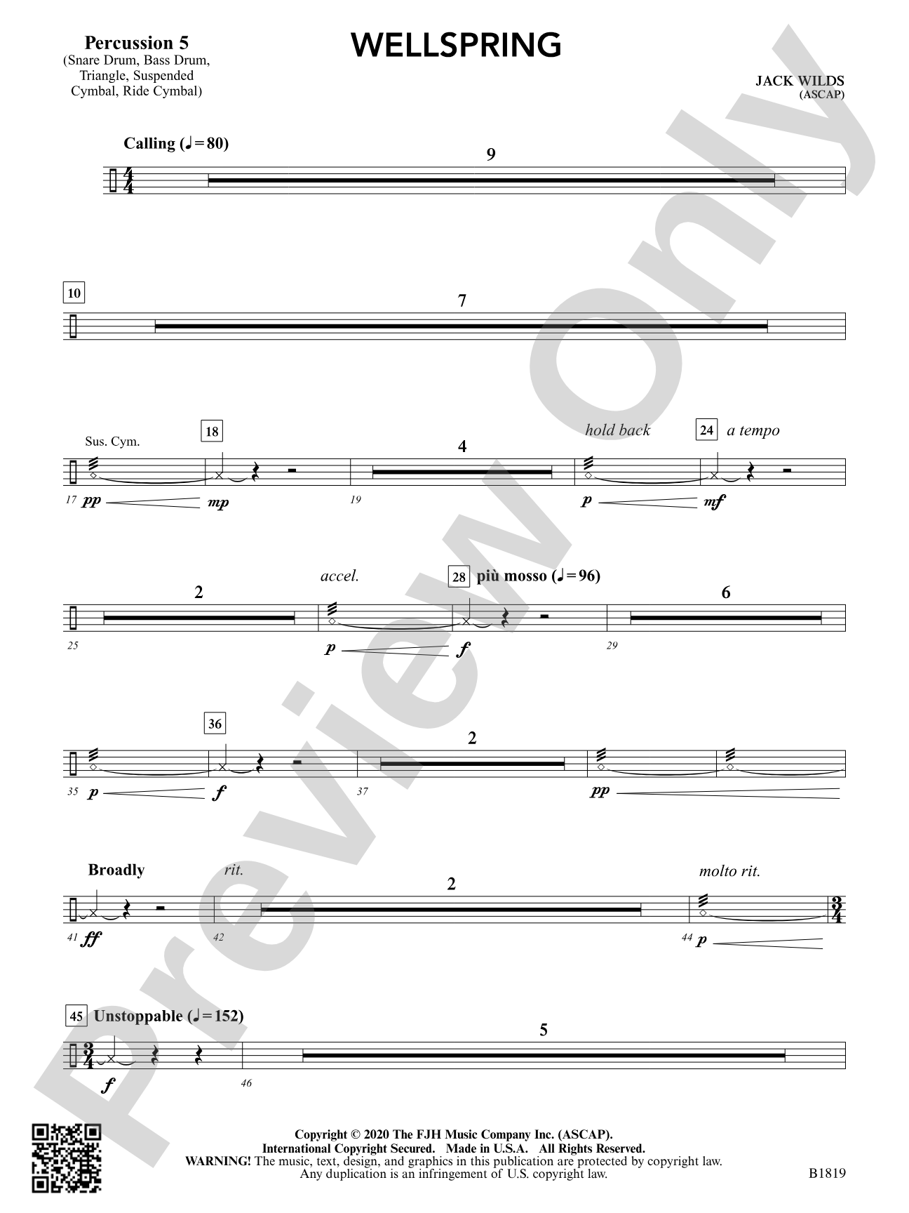 Wellspring: Percussion 5