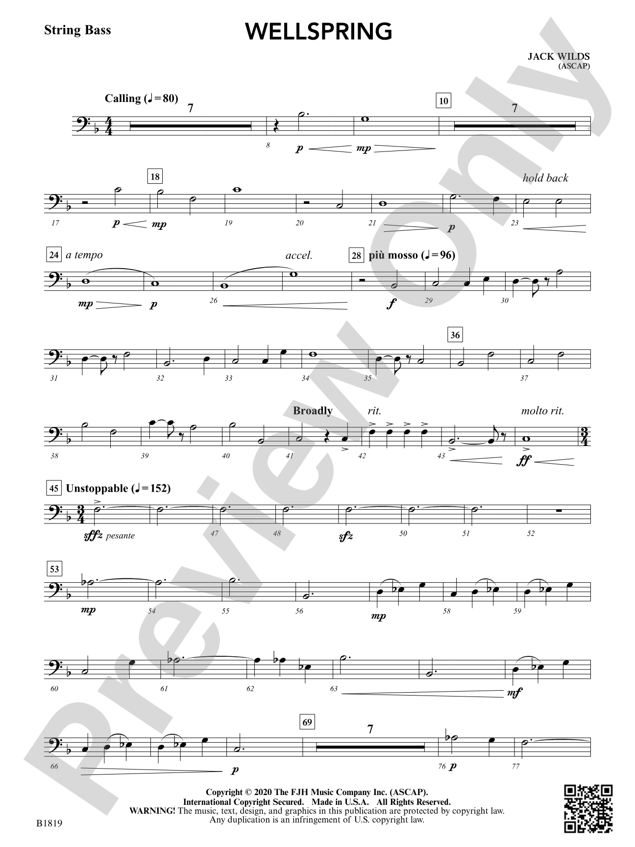 Wellspring: String Bass