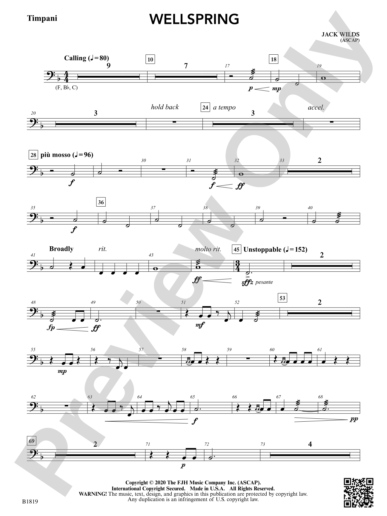 Wellspring: Timpani