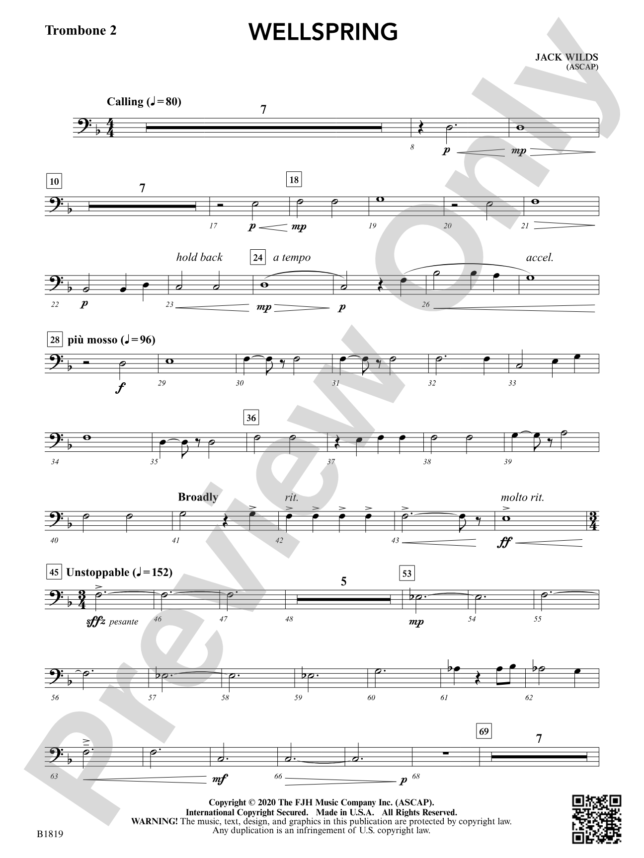 Wellspring: Trombone 2